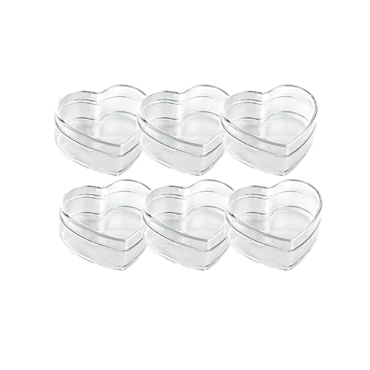 (30116) Alhajero Corazon Liso 7X6 cm C/6 Piezas