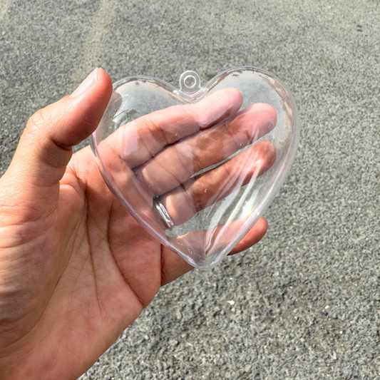 (284391) Colgante Corazon Liso 8 cm C/6 pza