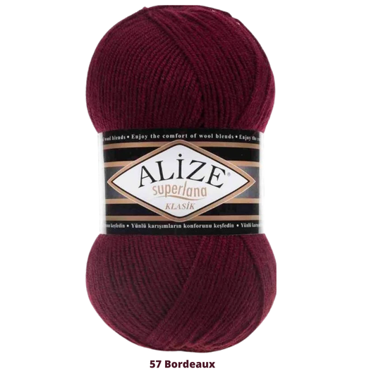 Superlana Klasik 57 Bordeaux 100 Gr