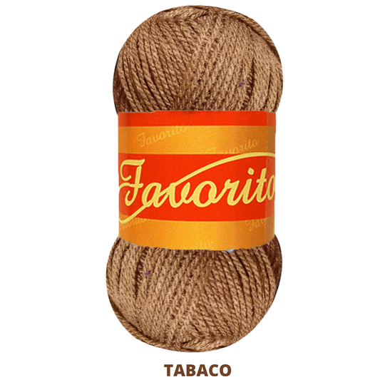 Estambre Favorito 50 Gr C-3023 Cafe Tabaco