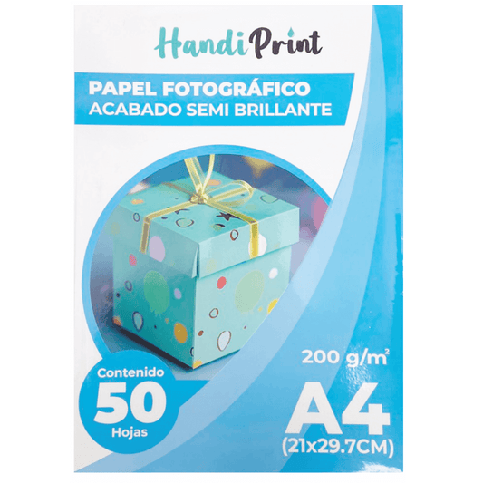 (4417-1571) Quelli Papel Fotografico Semi Brillante A4 C/50 200 g/m2