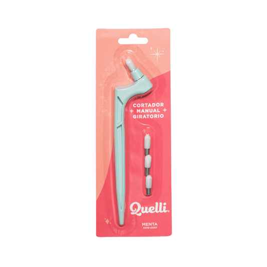 (4419-0001) Quelli Cortador Manual Giratorio 17 cm Menta.