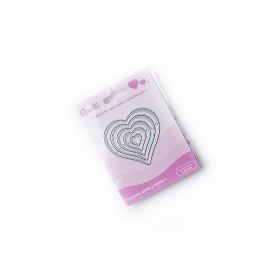 (4419-0879) Quelli Troquel Corazones 5 Pza