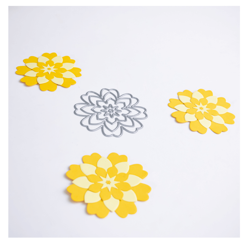 (4419-0891) Quelli Troquel Flores Dalia 5 Pz
