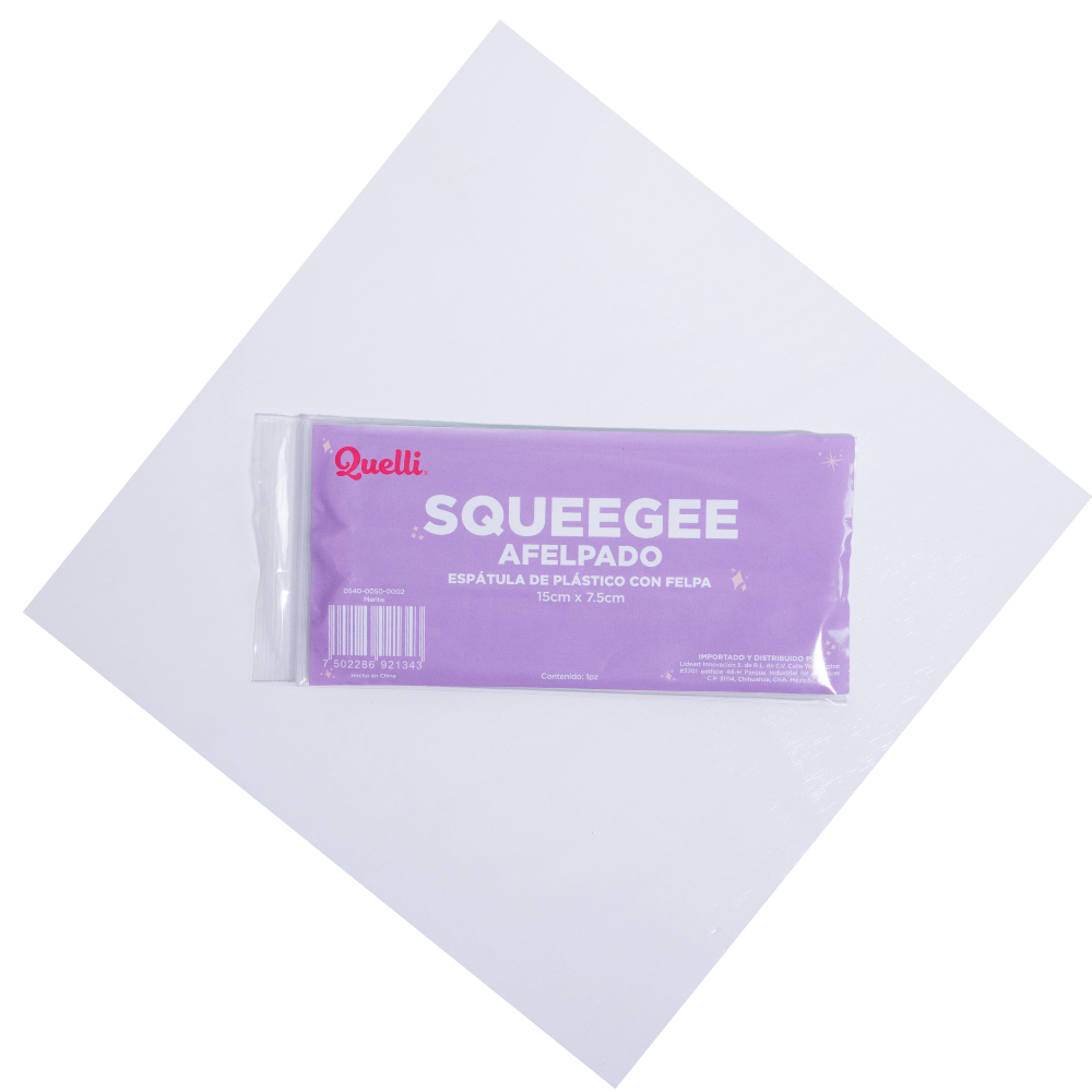 (Quelli) Squeegee Espatula de Plastico 15X7,5 cm