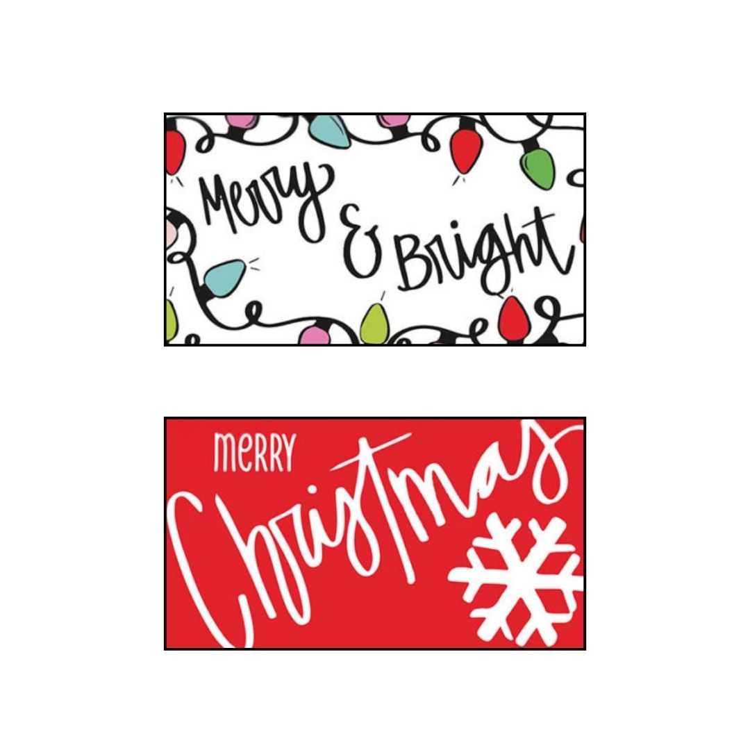 Tarjetas p/regalo temp c/30 dif. mod