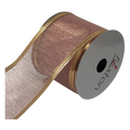 (TCH001492RseG) Liston Malla Rosa 6cm X9 mts