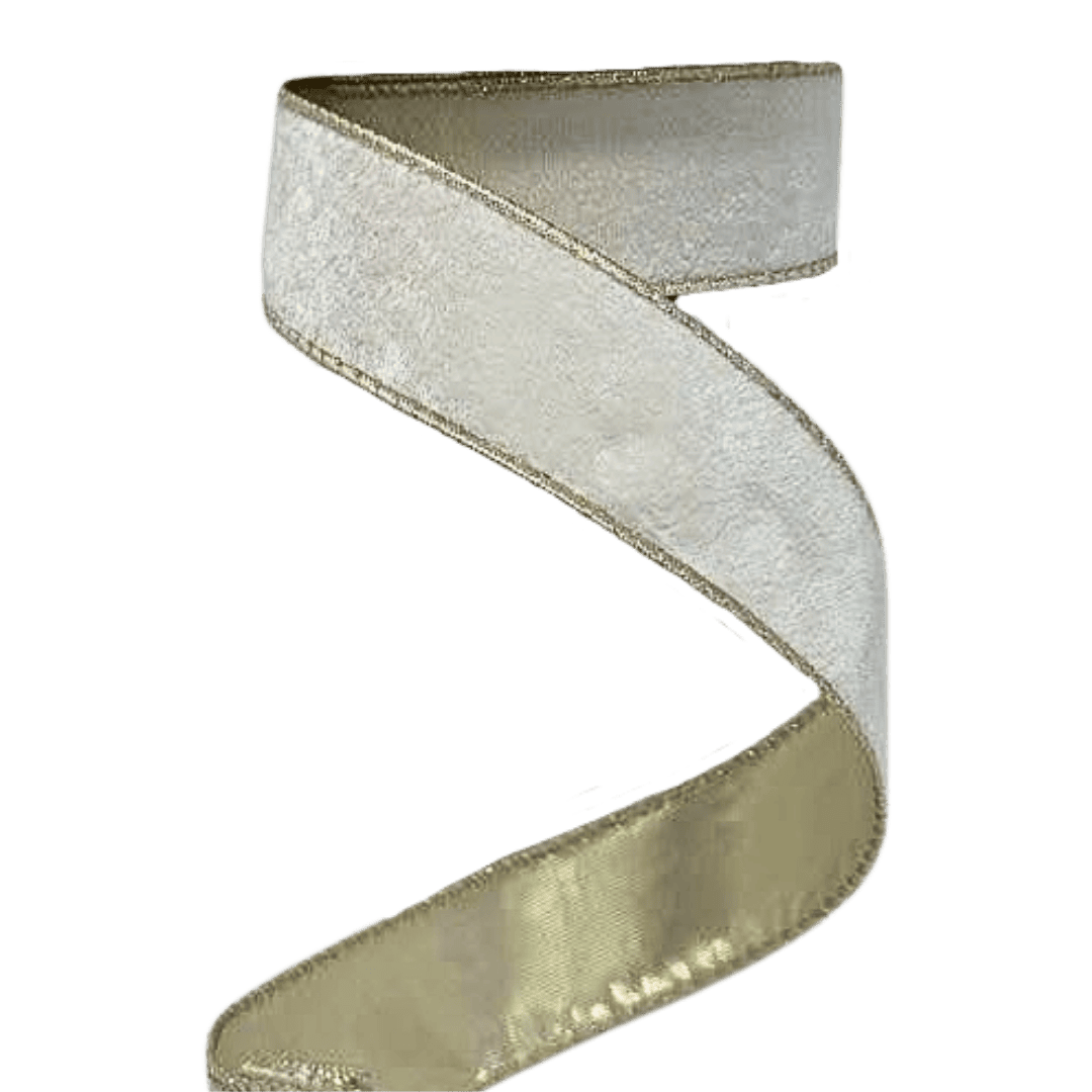 (TCH01838CH) Liston terciopelo champagne 4cm x 9m