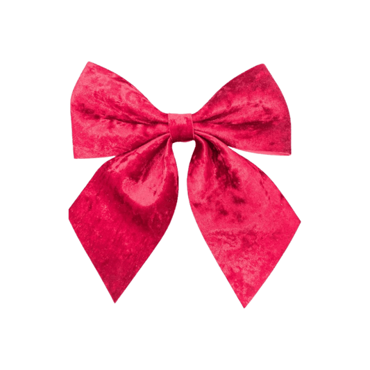 (TCH01884R) Moño terciopelo rojo 25x30 cm