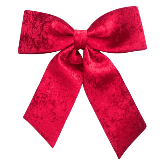 (TCH01886R) MOÑO TERCIOPELO 70X77CM ROJO