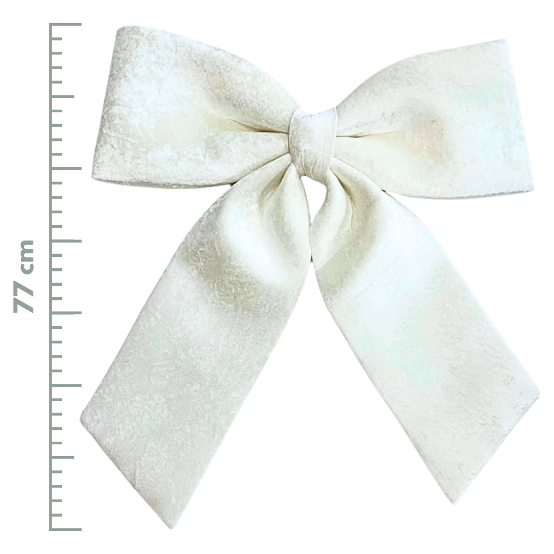 (TCH01886W) MOÑO TERCIOPELO 70X77CM BLANCO