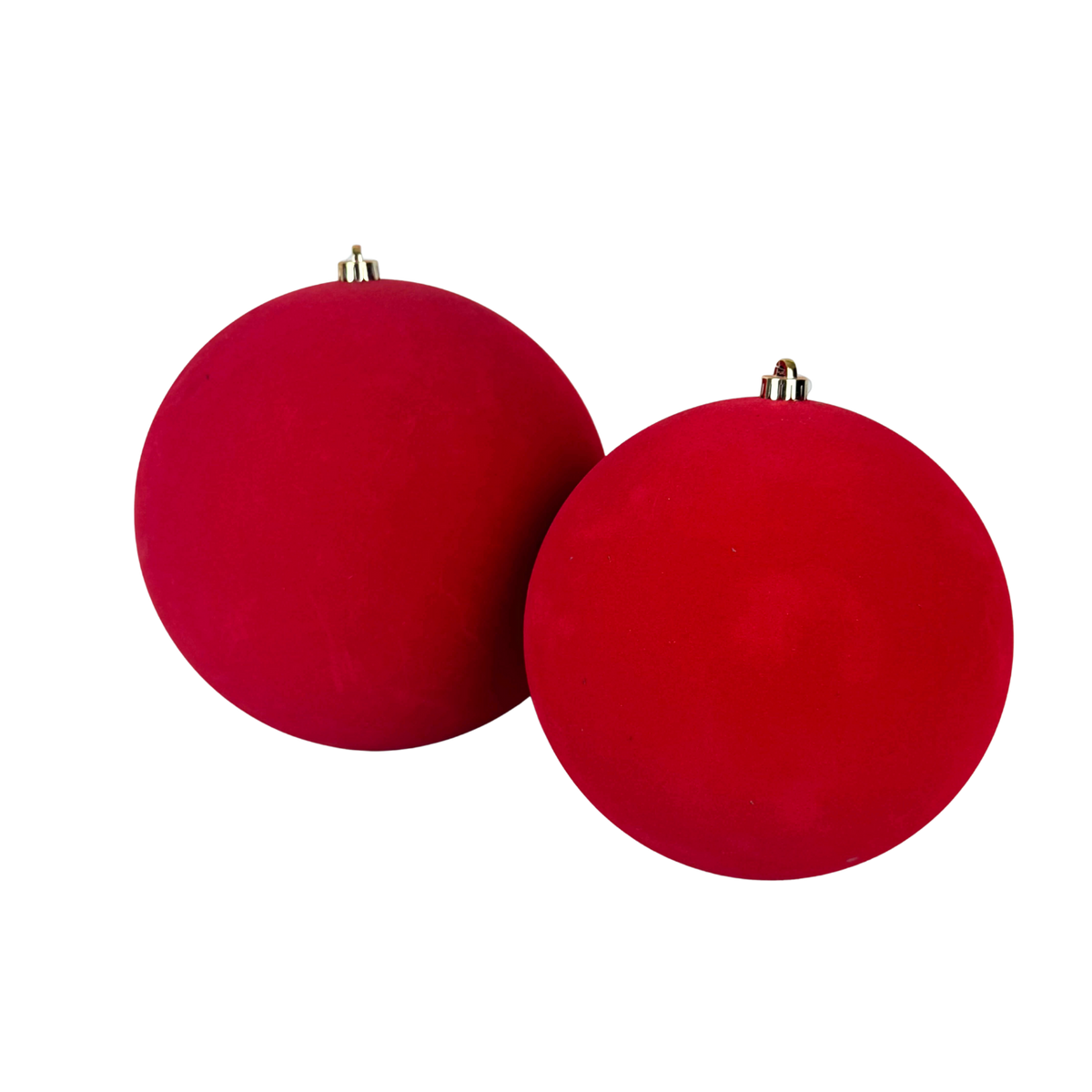 Esfera terciopelo rojo, medidas 25 cm/30 cm
