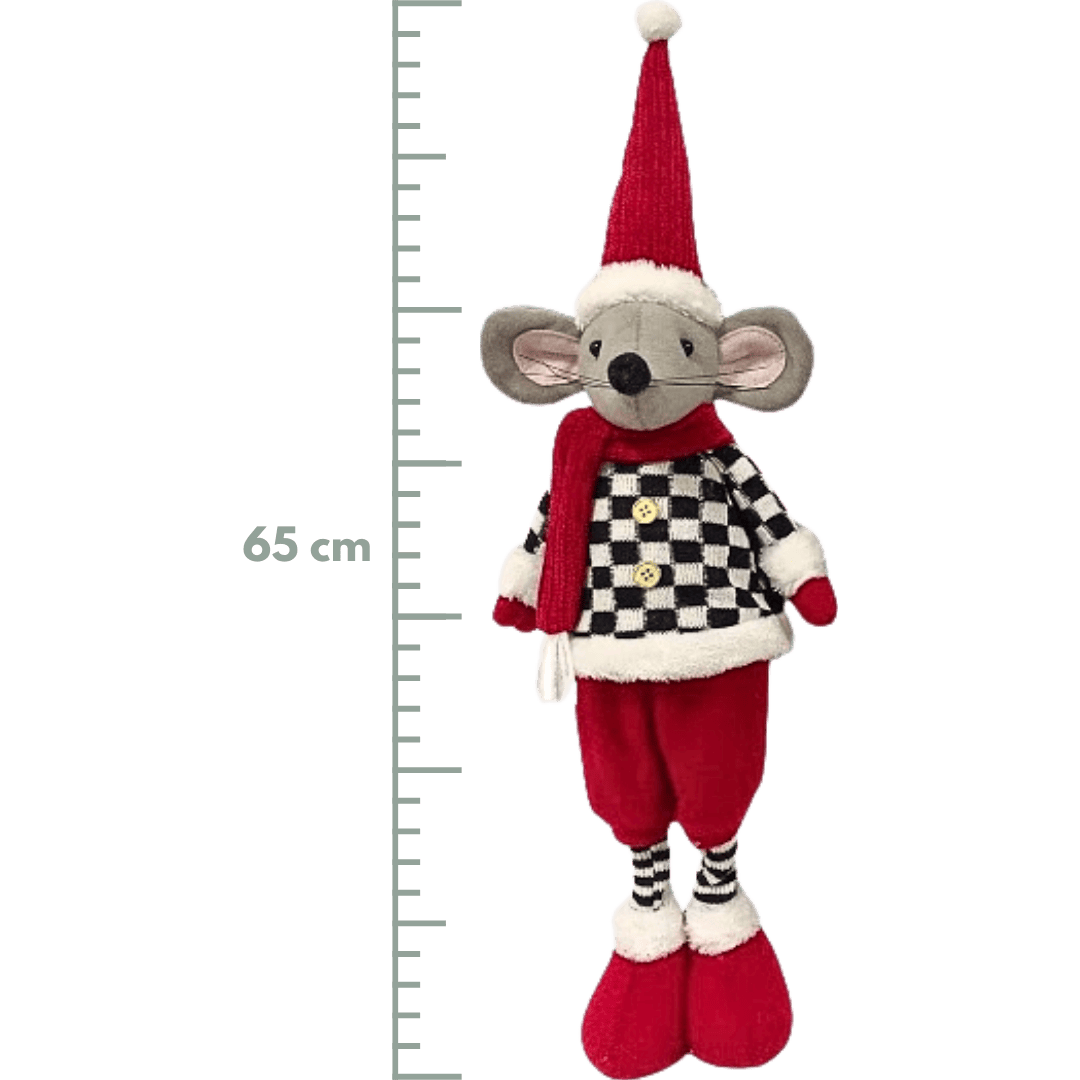 (TWA0020A) (TWA0020B) Ratoncitos Navideños 65cm Niño/Niña