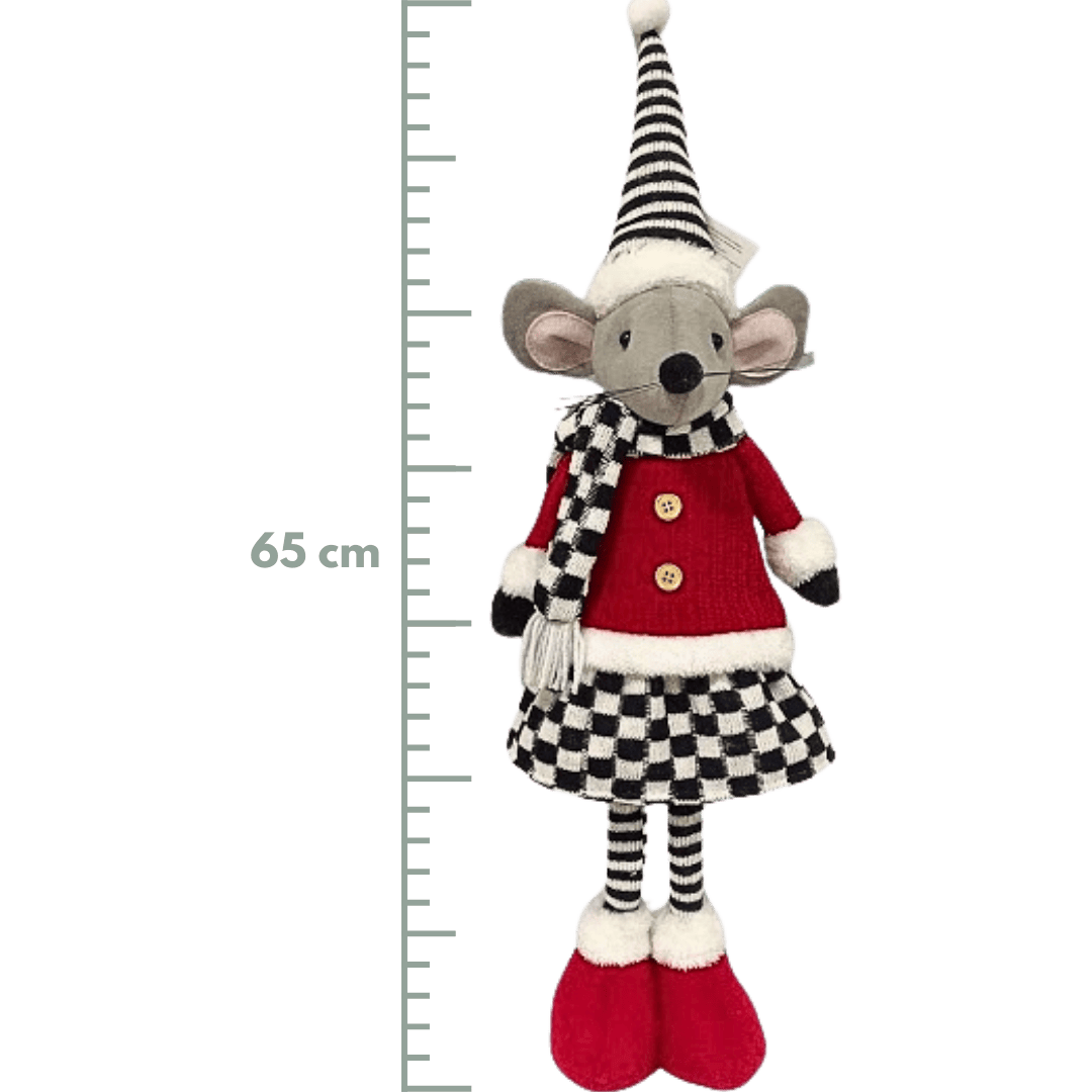 (TWA0020A) (TWA0020B) Ratoncitos Navideños 65cm Niño/Niña