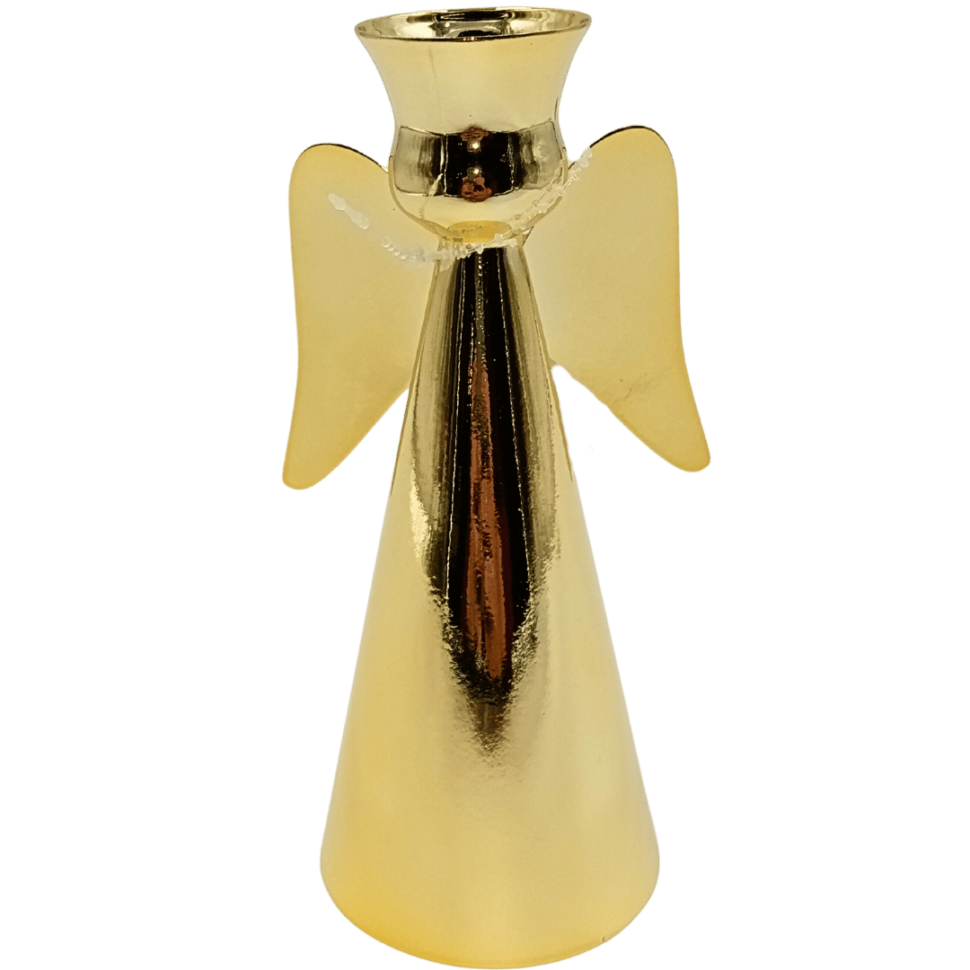 29150 (VCF0180DO) Candelabro Ángel 16X8 cm Oro.