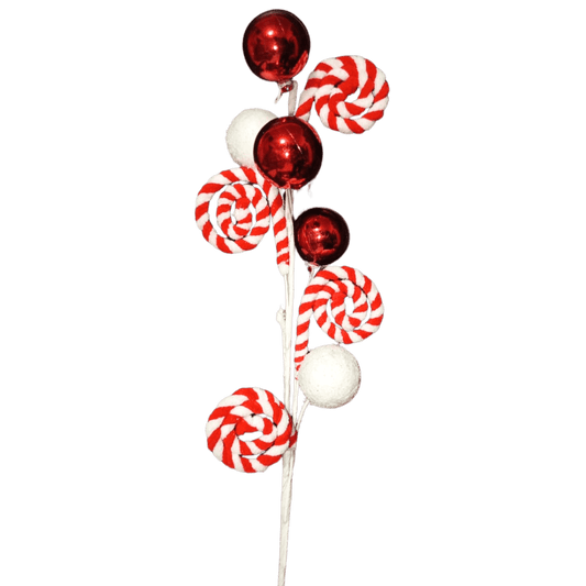 (Vad0082Rj) Vara  Caramelos 60Cm Rojo 
