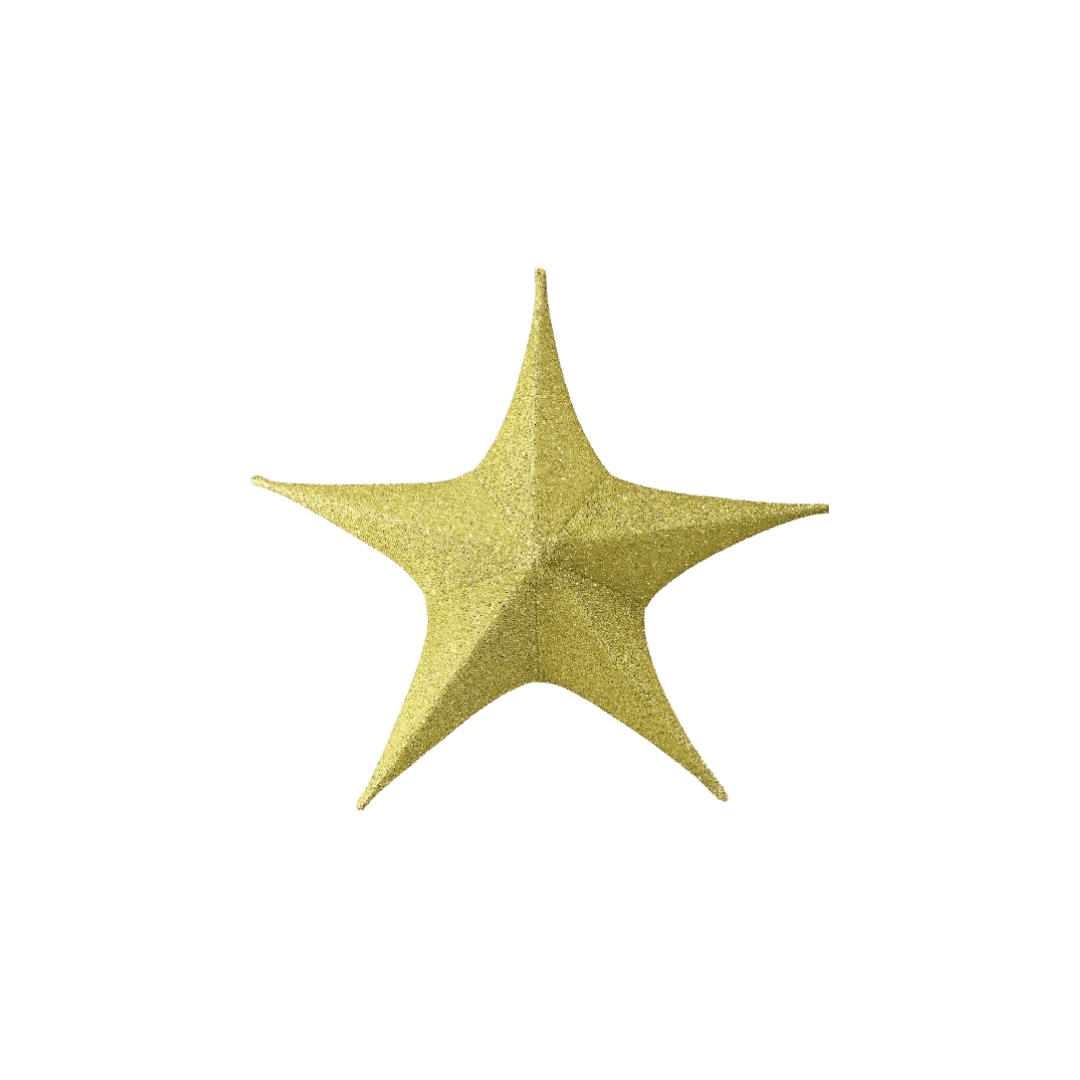 Estrella brillante oro 40cm/65cm/80cm/110cm