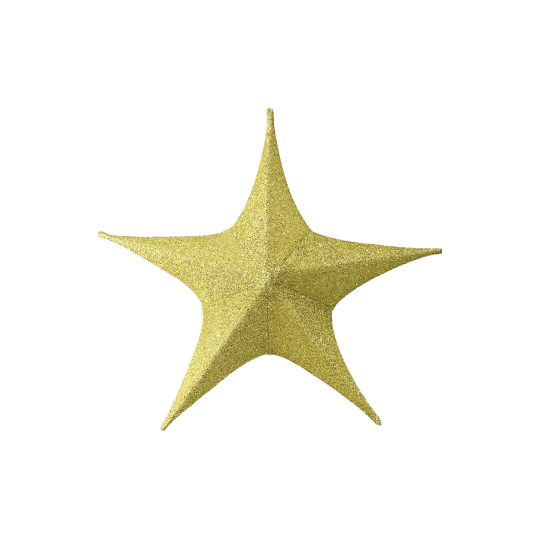 Estrella brillante oro 40cm/65cm/80cm/110cm