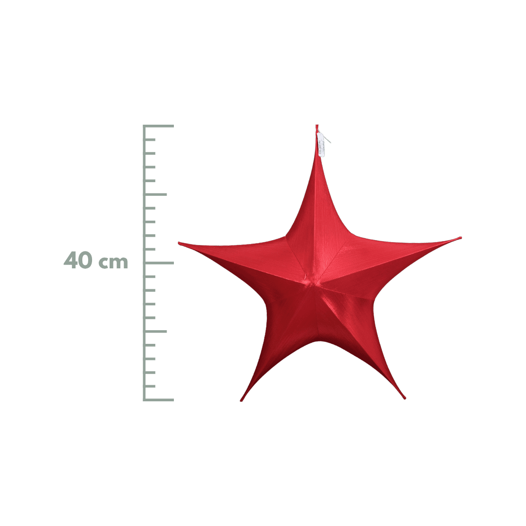 Estrella Armable Metalica Rojo 40cm/65cm/80cm/110cm