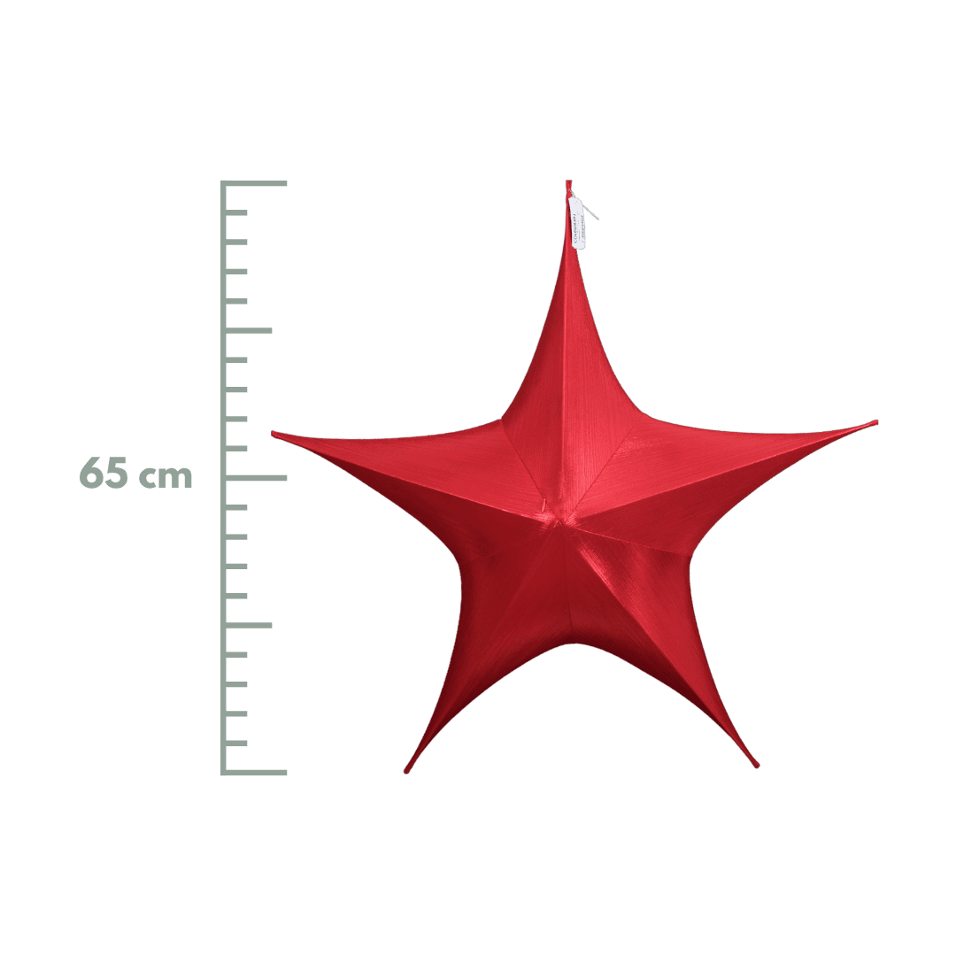 Estrella Armable Metalica Rojo 40cm/65cm/80cm/110cm