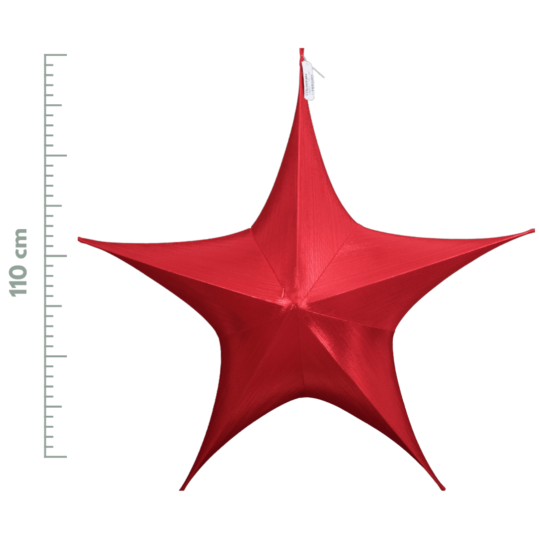 Estrella Armable Metalica Rojo 40cm/65cm/80cm/110cm