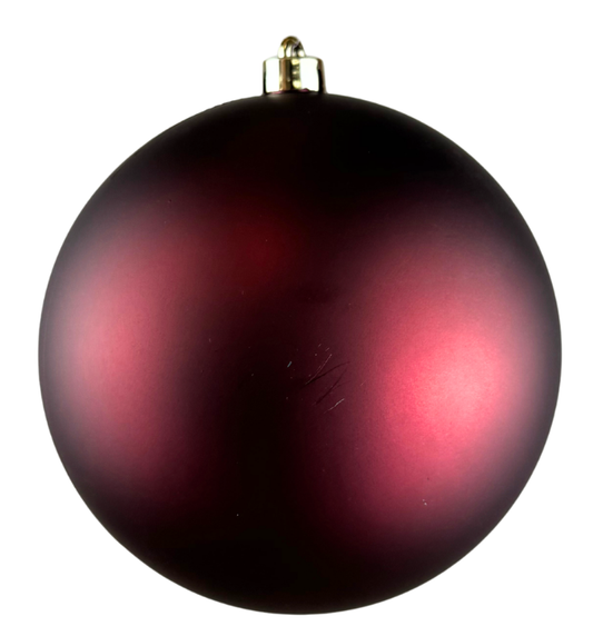 (BHK01264LBU) Esfera Mate 20 Cm Vino