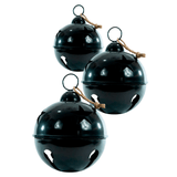 Cascabeles metalicos negros de 20/25/35 cm