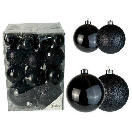 (Bhk01114bk) Caja Esferas 38Pz Mix Negro