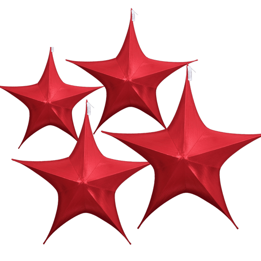 Estrella armable metalica rojo 40cm/65cm/80cm/110cm