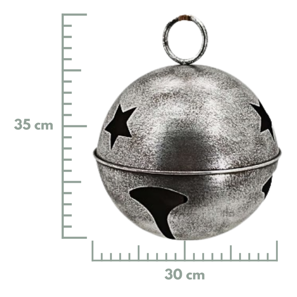 Cascabeles metalicos plata de 15/25/30/45 cm