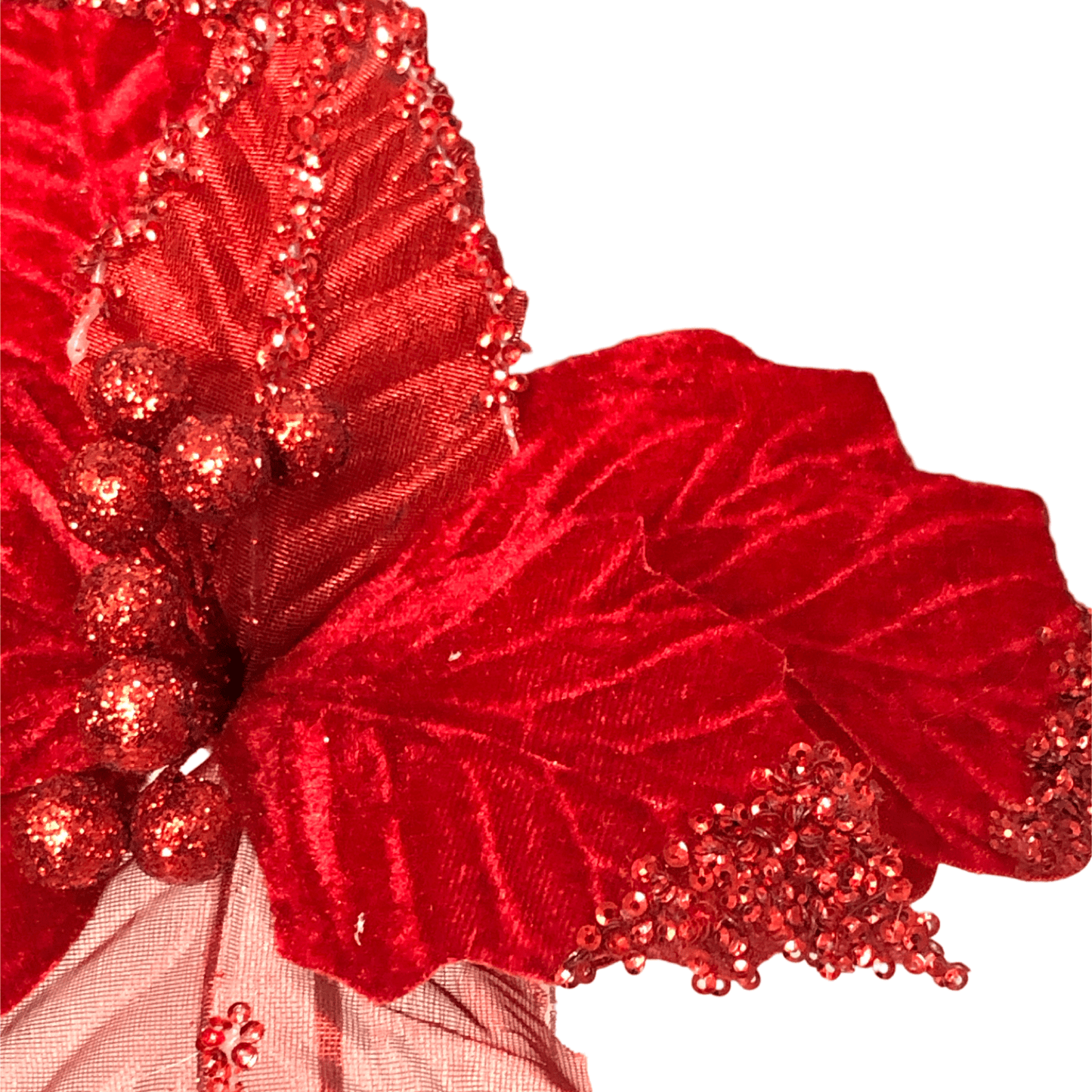 (FLA01892R) Nochebuena 30 cm rojo