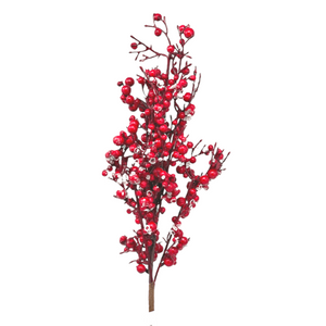 (FLQ09407R) Follaje de berries 50CM rojo