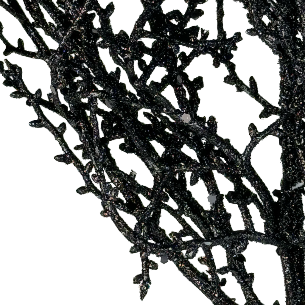 (FLP0003BK) Follaje metalico 80 cm negro