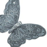 (Ccy00105S) Mariposa Brillante 15X12Cm Plata