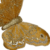 (Ccy00105G) Mariposa Brillante 15X12Cm Oro