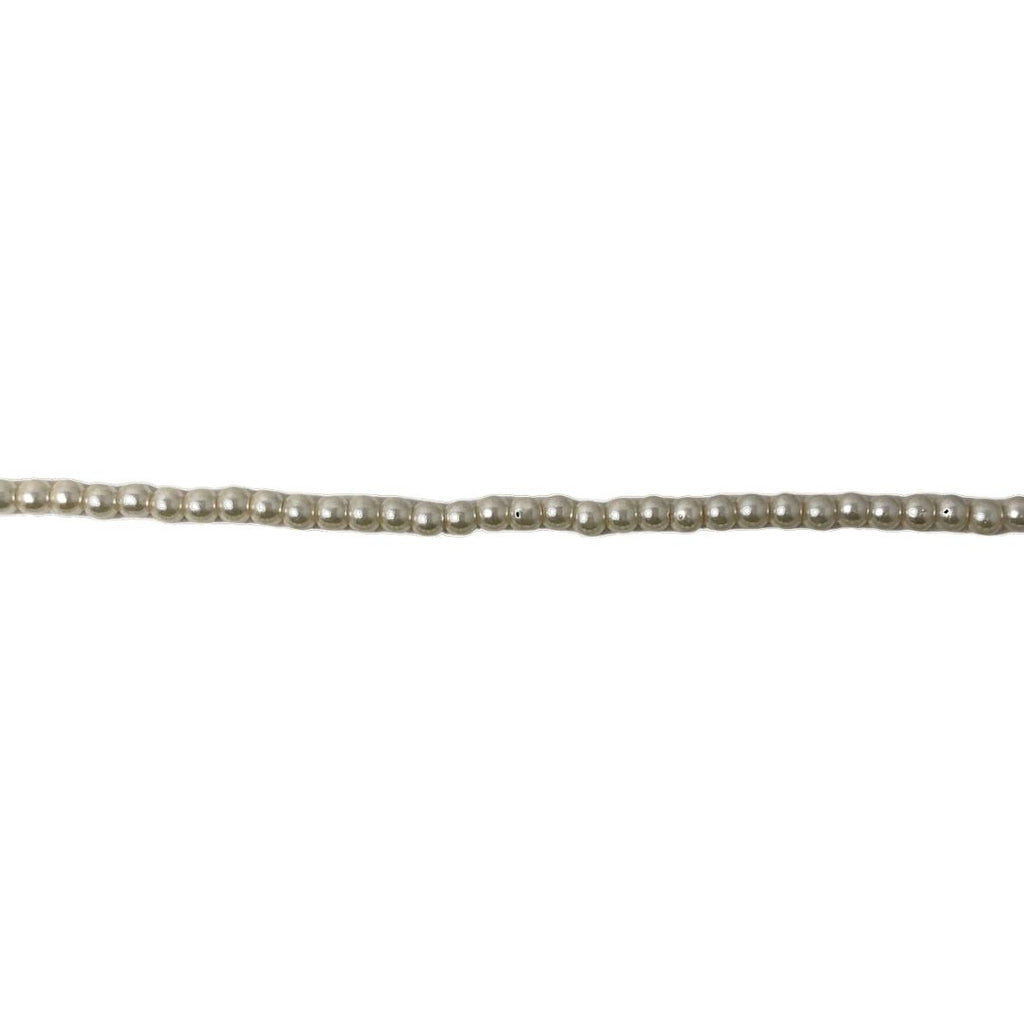 Perlas lisas 4/6/8/10 mm beige