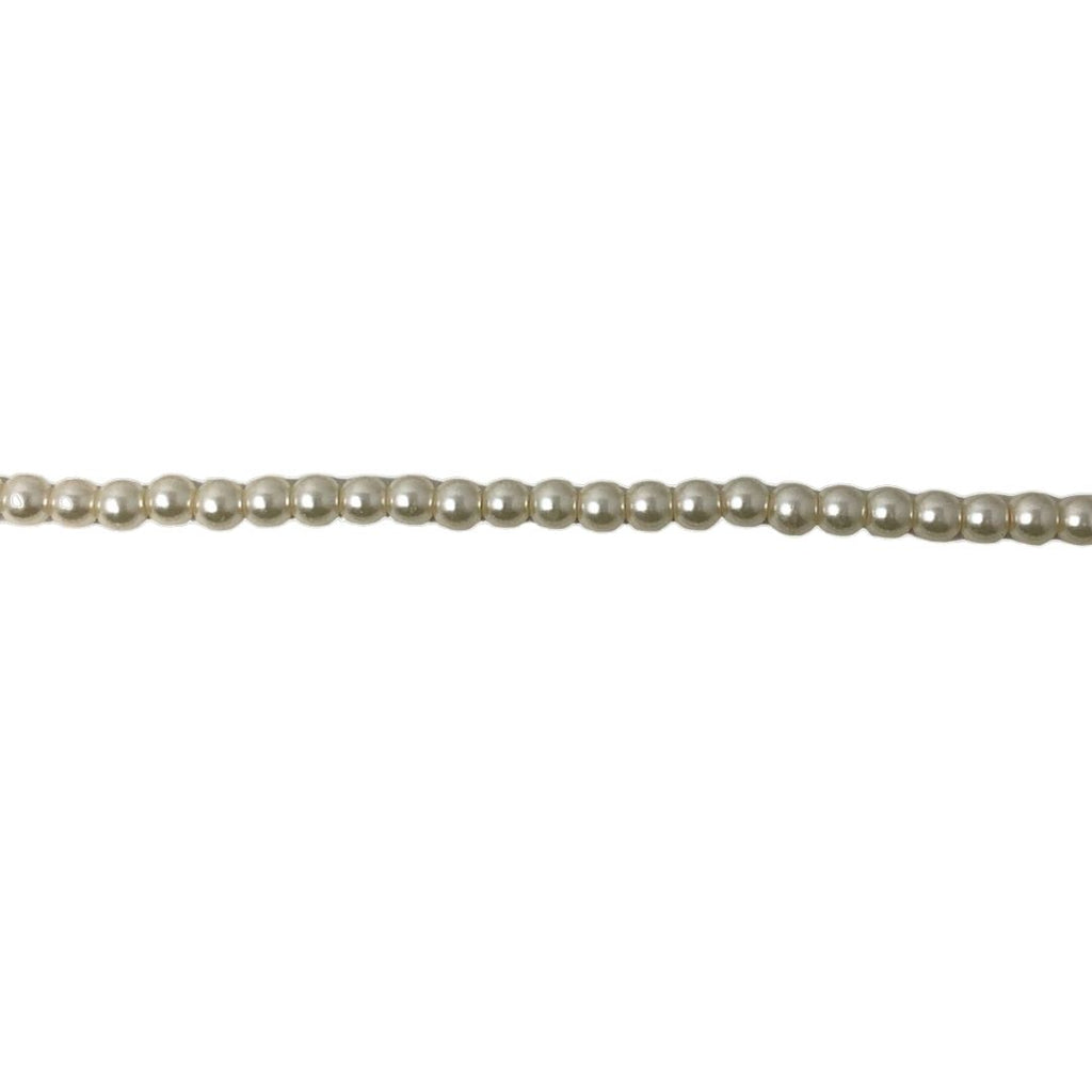 Perlas lisas 4/6/8/10 mm beige