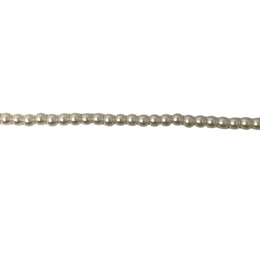 Perlas lisas 4/6/8/10 mm beige