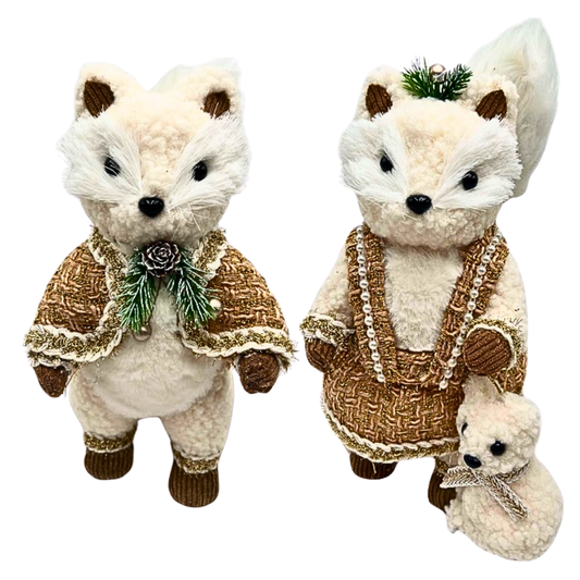 Zorro 28 cm oro niño/niña