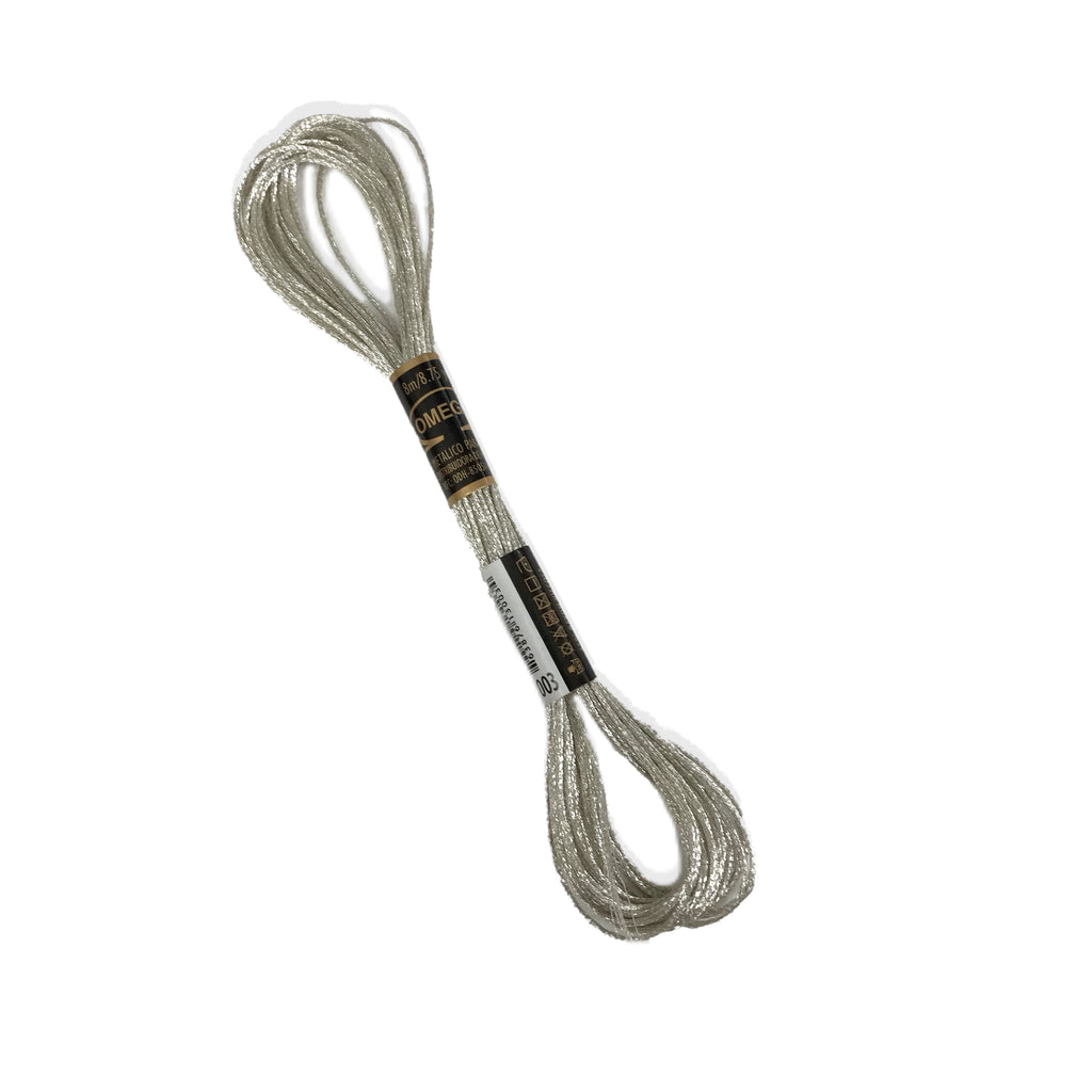 Hilazas para bordar metálicas 8m (variedad de colores) - Amo las Manualidades