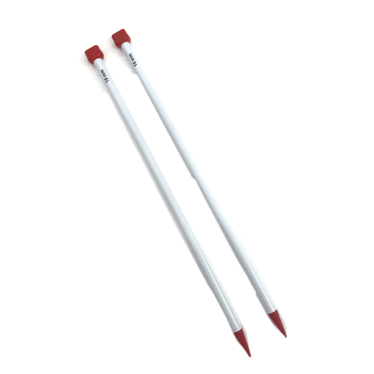 agujas para tejer de plastico #10