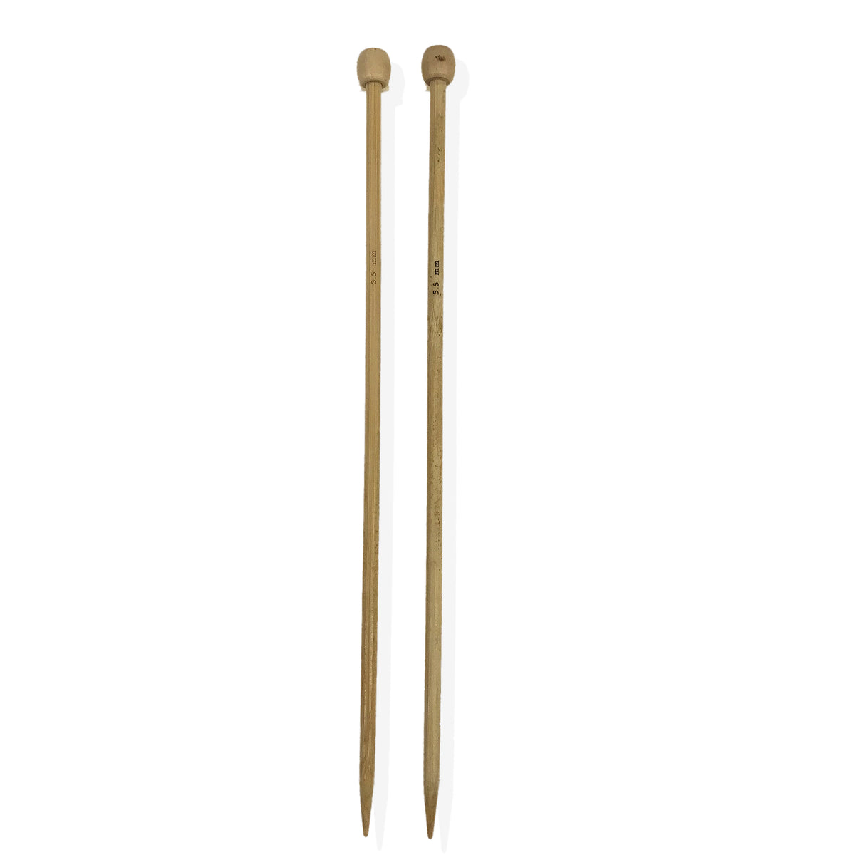 Agujas para tejer de bambú