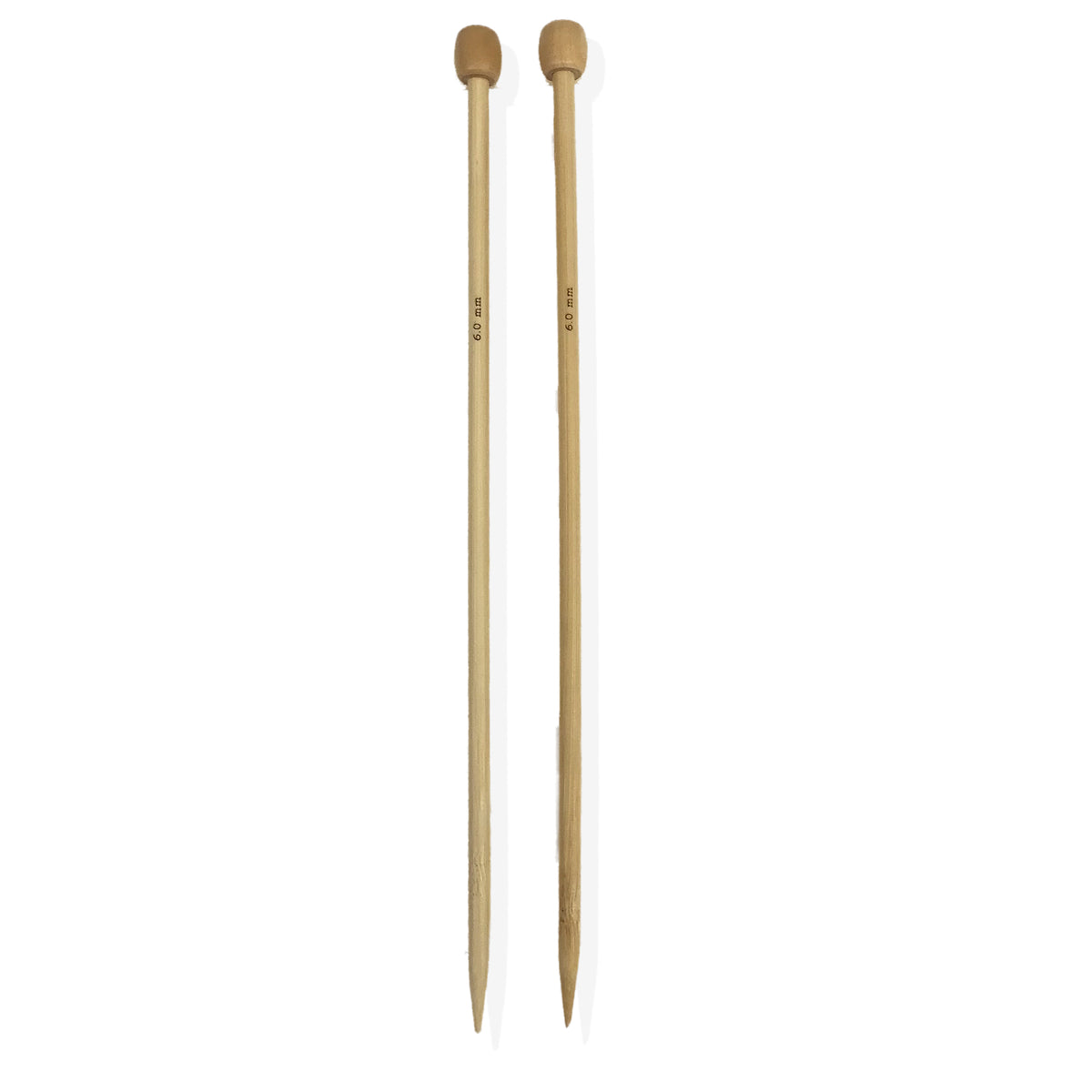 Agujas para tejer de bambú