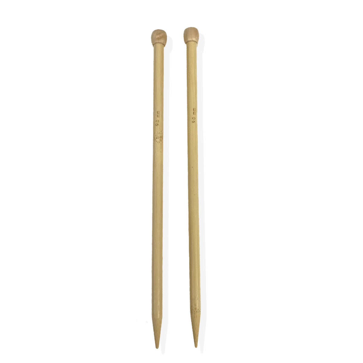 Agujas para tejer de bambú