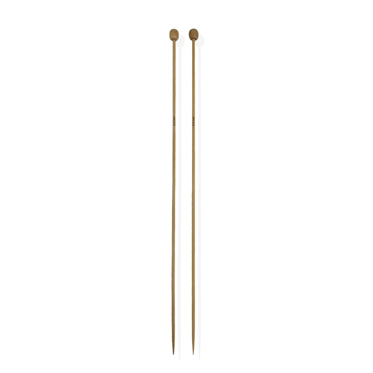 Agujas para tejer de bambú