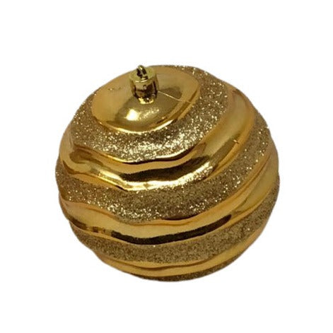 (BHK01008GG) Esfera DE 10CM C/6PZ Dorado