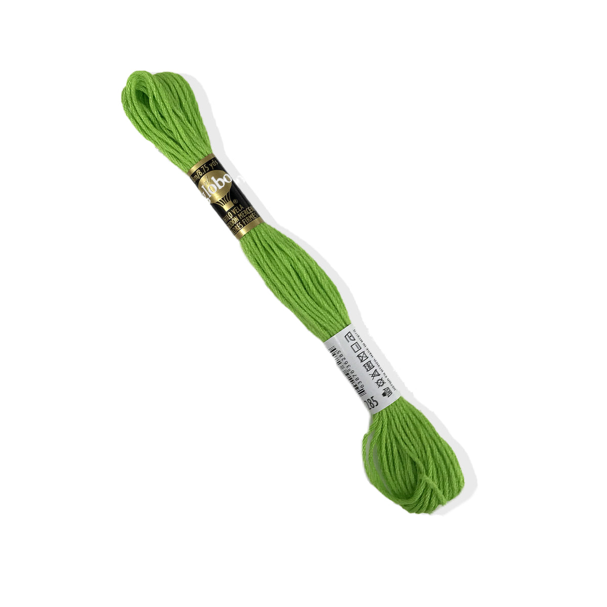 Hilazas para bordar de tonos verdes