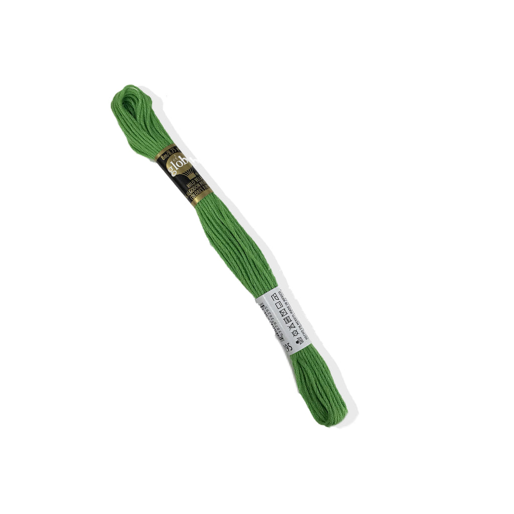 Hilazas para bordar de tonos verdes