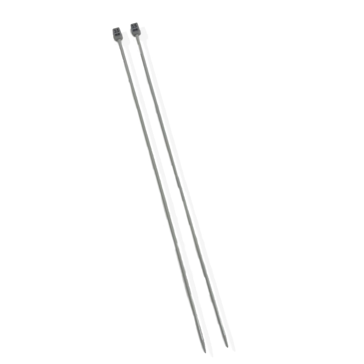 Agujas para tejer de aluminio #3.5