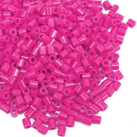 Bolsa de cuentas de tubitos c/1000 rosa
